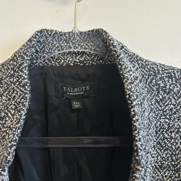 Talbots Black and White Blazer - Picture 8 of 12